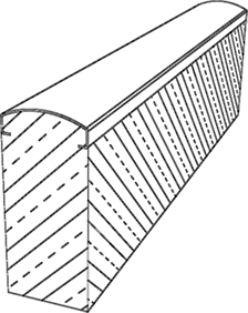 Zeichnung - Metallverbundstein